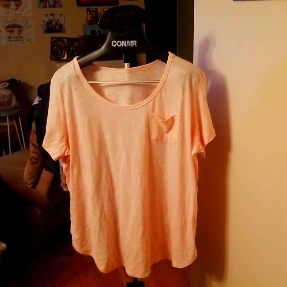 Avon Pink Tee with Pocket 3X
